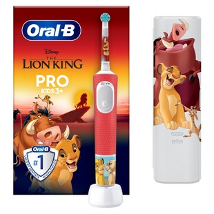 Oral-B Vitality Pro 103 Kids König der Löwen Elektrische Kinderzahnbürste + Etui 