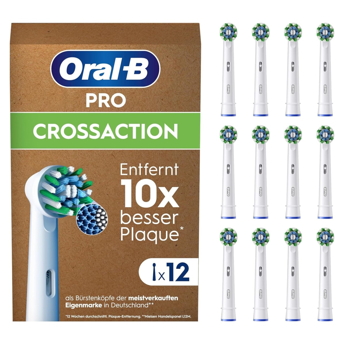 Oral-B EB50RX-12 Pro CrossAction 12er FFU Aufsteckb&uuml;rsten 