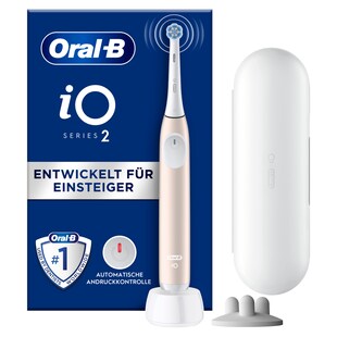 Oral-B iO Series 2 Elektrische Zahnbürste, Calm Pink 