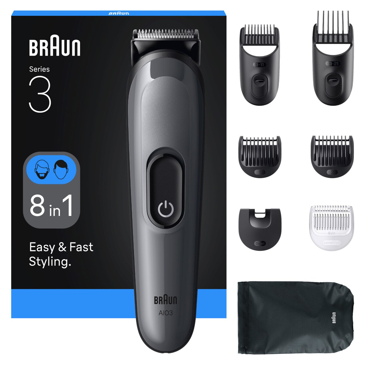 Braun Series 3 All-In-One Style Kit AIO3540 