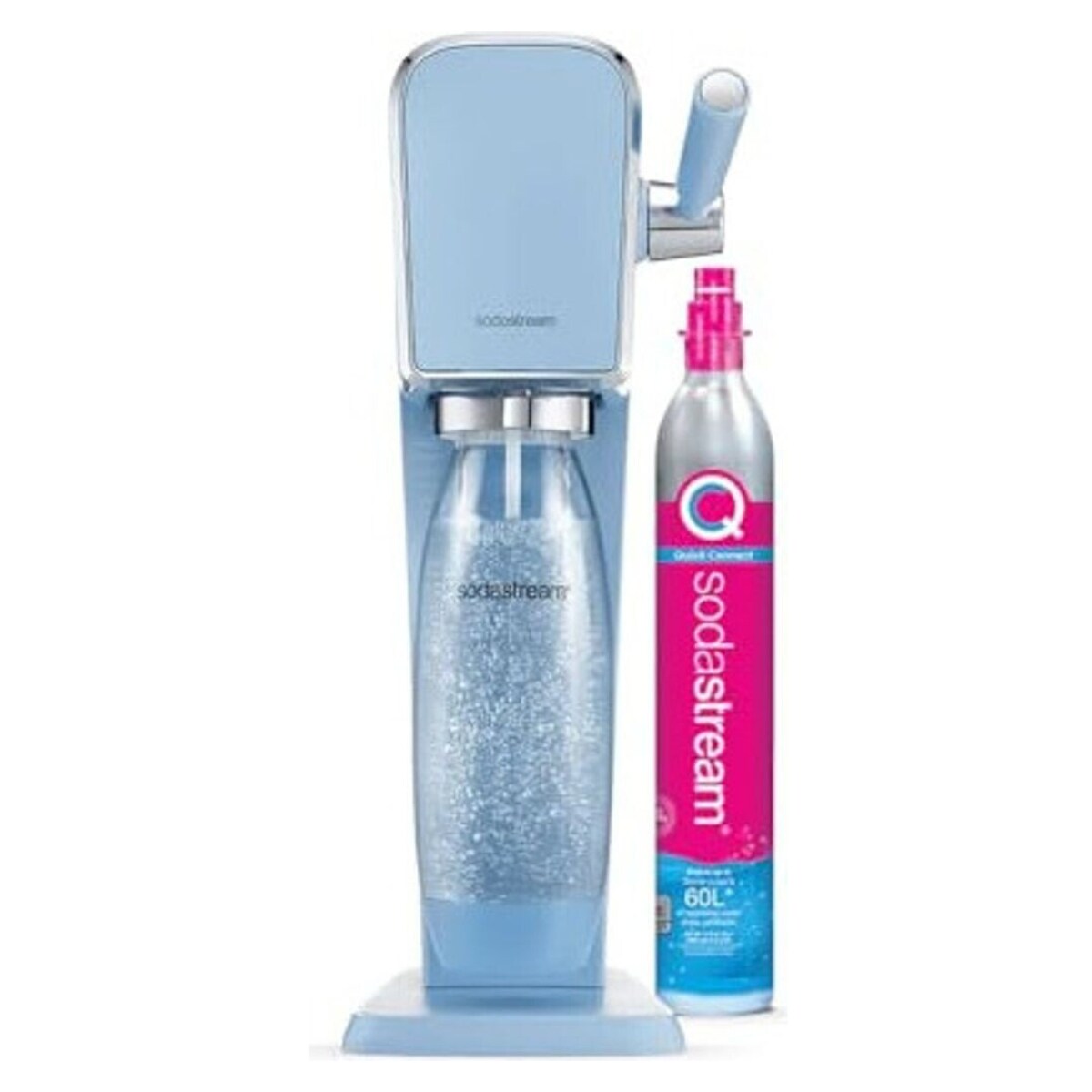 Sodastream ART Misty Blue Wassersprudler – pastellblau