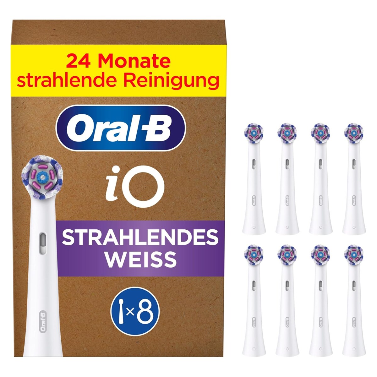 iO RB WW-8 Radiant White FFU, Aufsteckbürsten