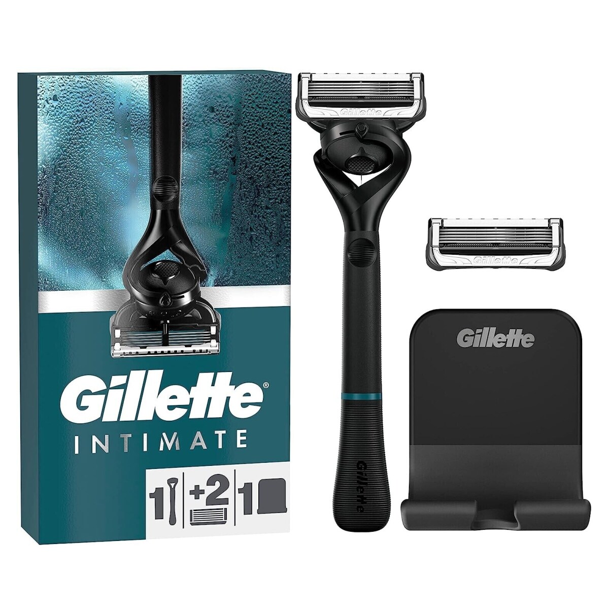 Gillette Intimate Rasierer + 2 Klingen 