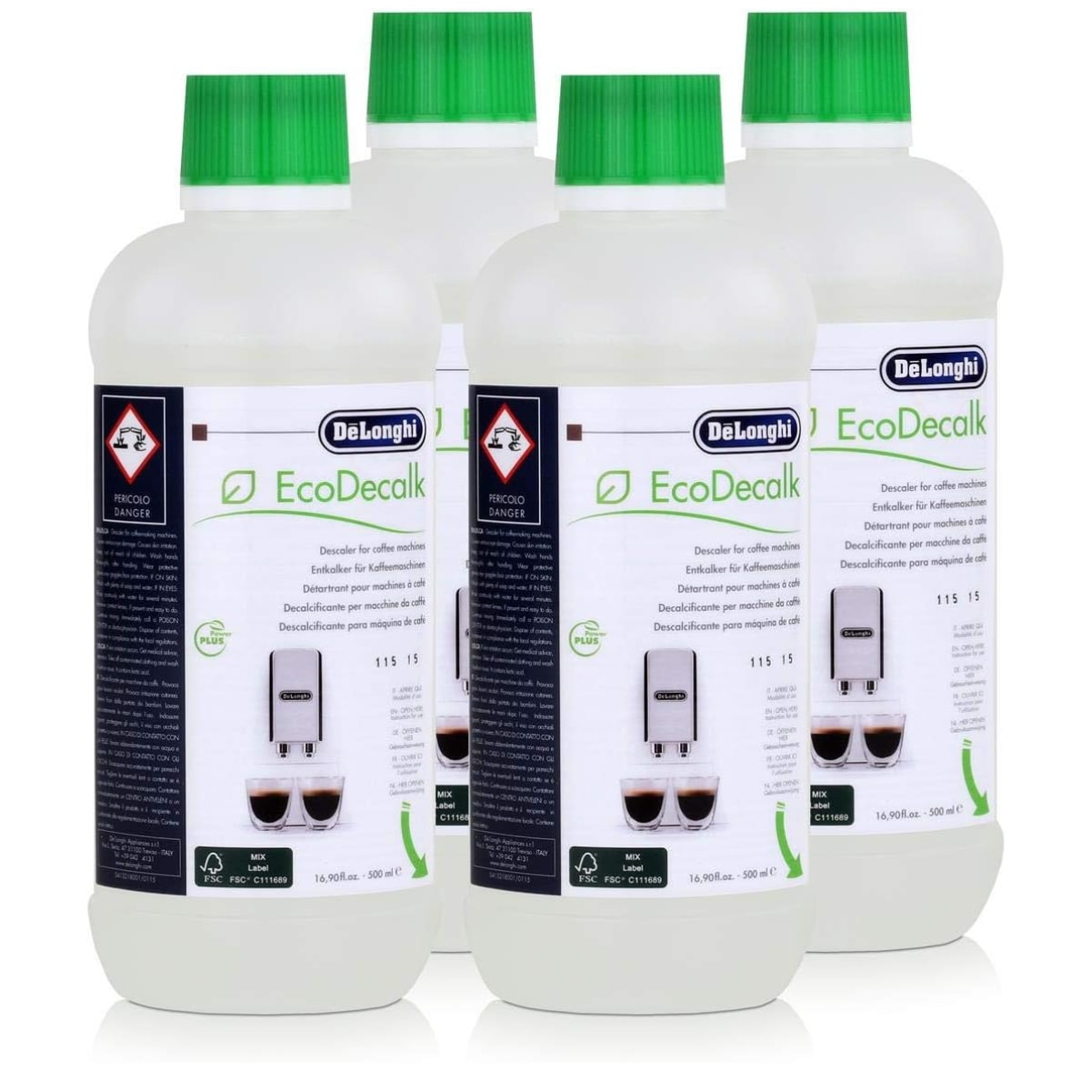 DeLonghi EcoDecalk 4x 500ml DLSC500 