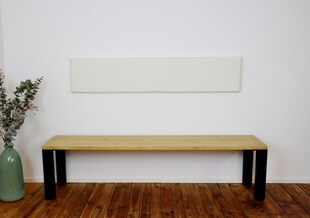 Lycce XXL Wandkissen / Wandpolster, Kunstlederbezug, Breite 1,5m 