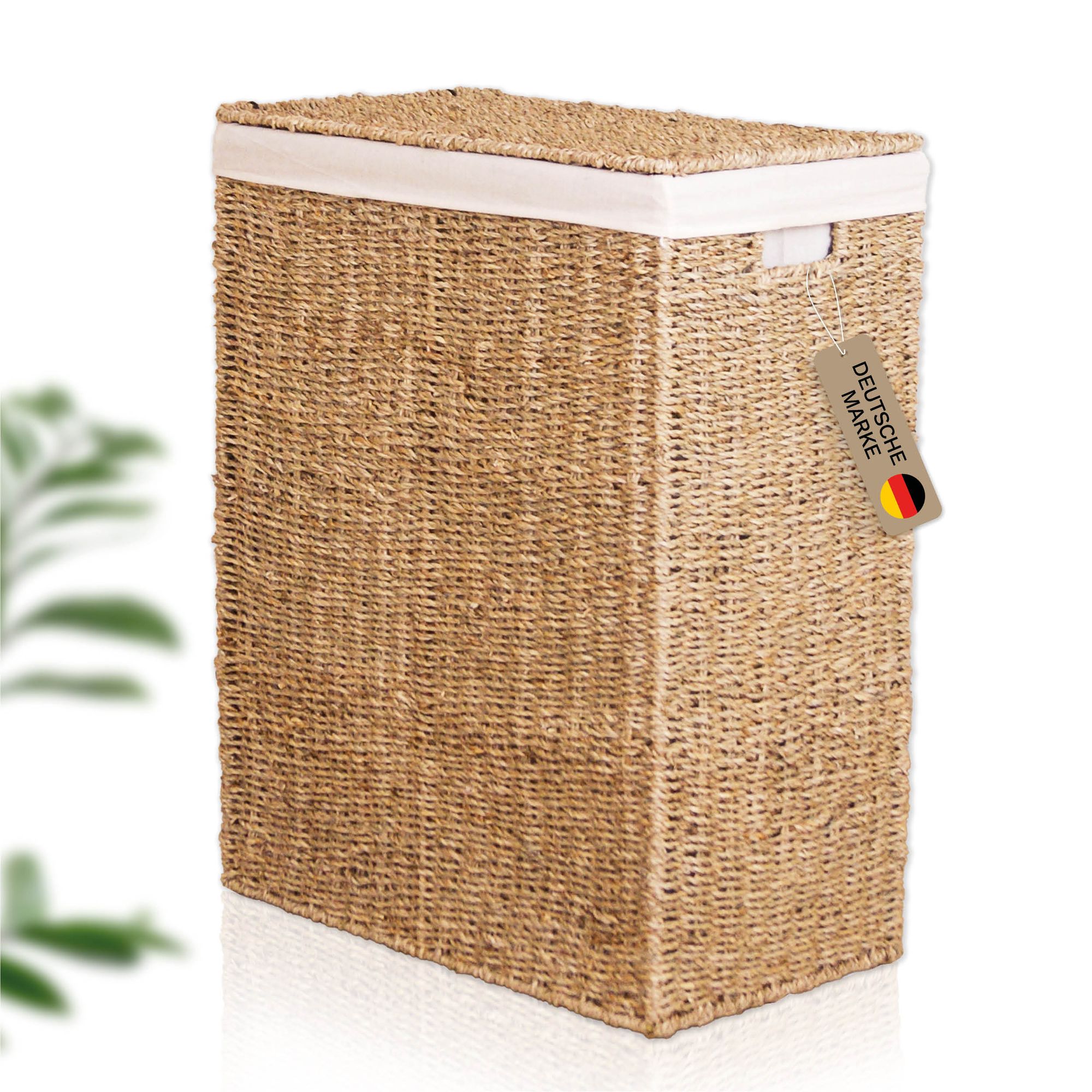Lycce Nischenw&auml;schekorb aus Seegras geflochten, in drei Gr&ouml;&szlig;en 