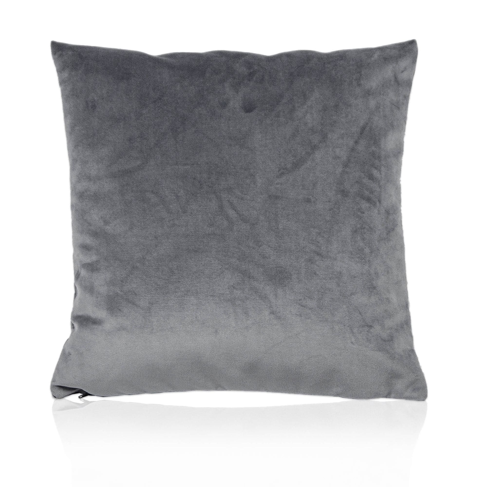 Lycce Kissenbez&uuml;ge FUNDA 50x50 Retro Samt Kissenh&uuml;lle Dekokissen-bezug 