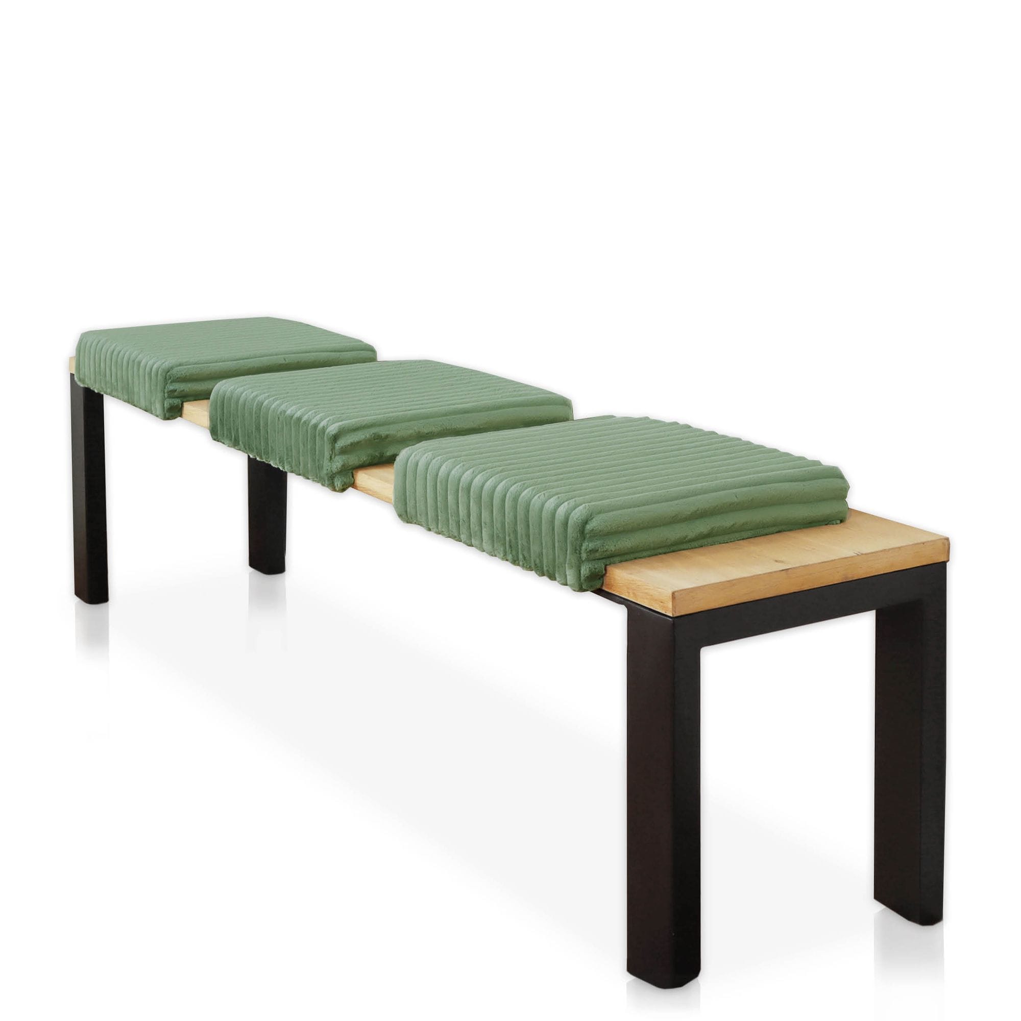 Lycce Klemmkissen Sitzkissen DELUXE 1 Leiste, super breiter Cordstoff 