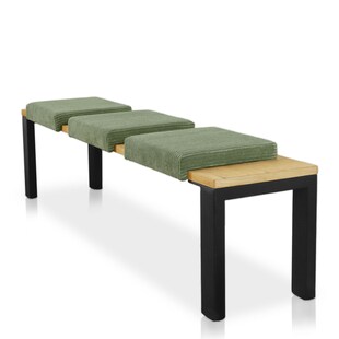 Lycce Klemmkissen Sitzkissen mit 1 Leiste, Cordstoff extra Polsterung 