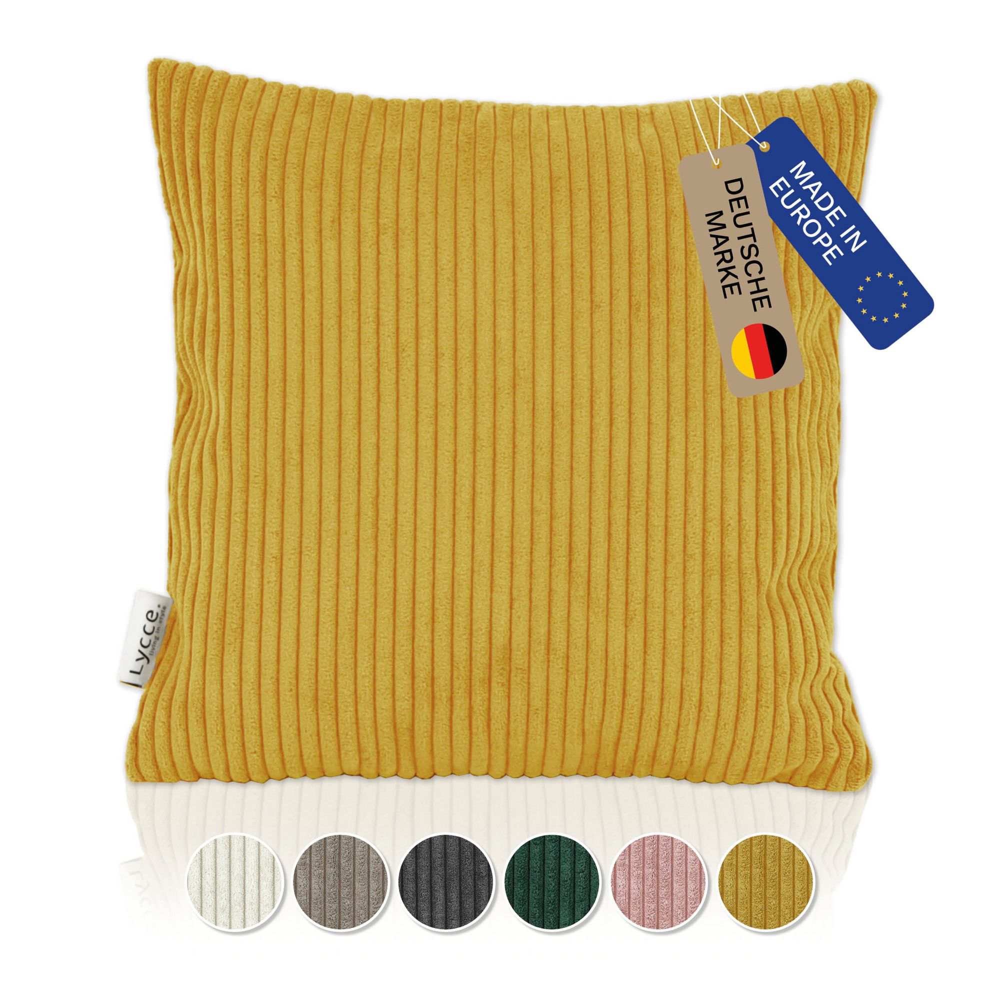 Lycce Kissenbezug aus trendigem Cordstoff (40 x 40 cm) 