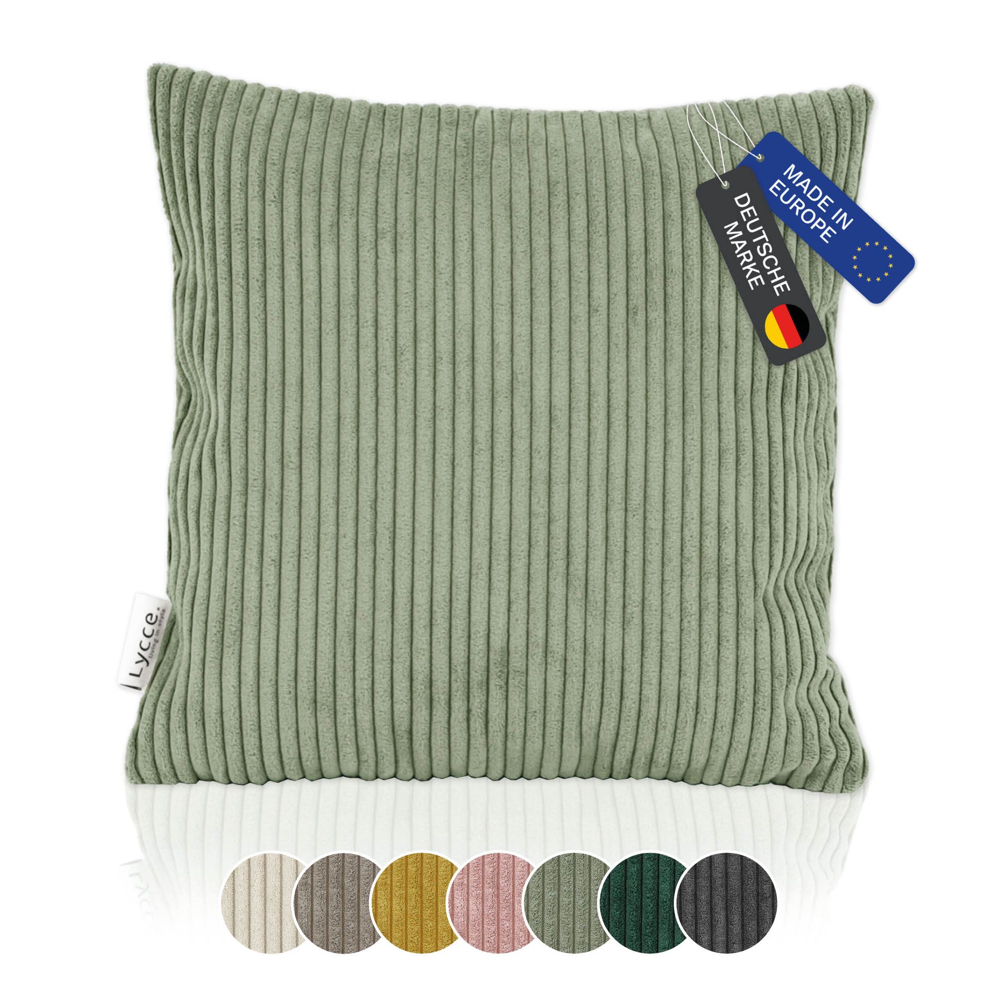 Lycce Kissenbezug aus trendigem Cordstoff (40 x 40 cm) 