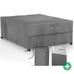 SANZARO Abdeckung winterfest Sitzgruppe Schutzhülle Abdeckhaube 600D |  200 x 160 x 80 cm200 x 160 x 80 cm (BxTxH) 