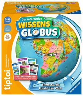 Ravensburger Spiel tiptoi® Der interaktive Wissens-Globus - ab 7 Jahre 