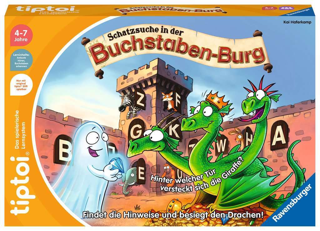 Ravensburger Spiel Schatzsuche in der Buchstaben-Burg 