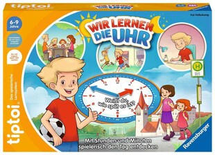 Ravensburger Spiel tiptoi® Wir lernen die Uhr - ab 6 Jahre 