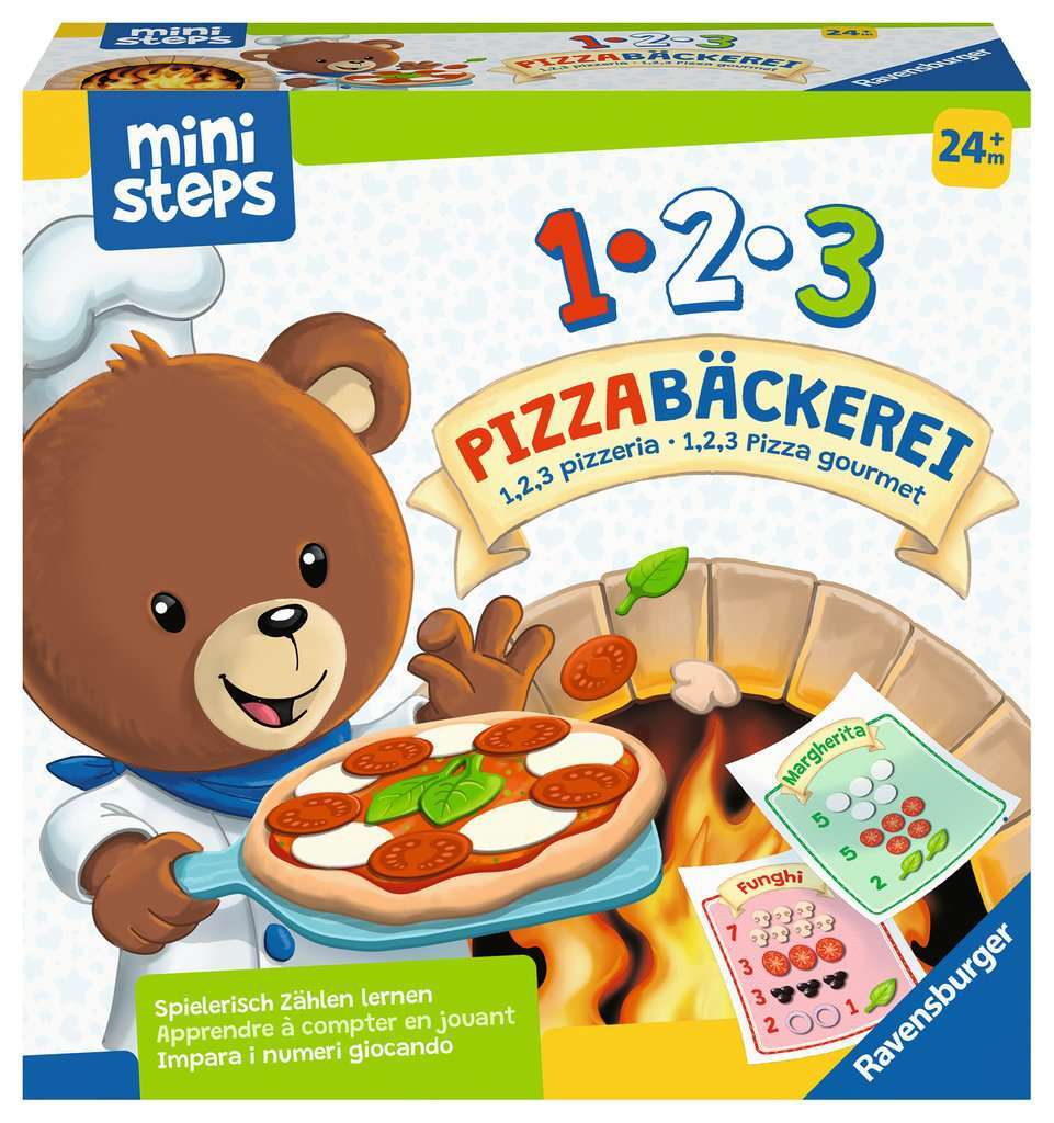 Ravensburger Spiel 1, 2, 3 Pizzab&auml;ckerei 