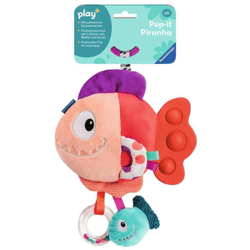 Spiel Pop-it Piranha (rot)