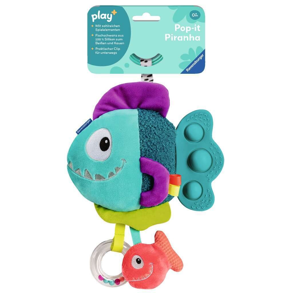 Spiel Pop-it Piranha (blau)