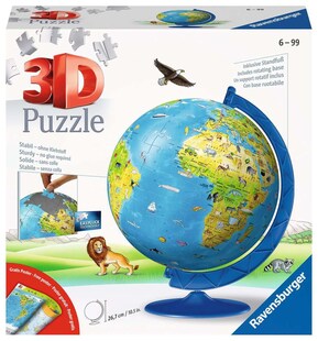 Ravensburger Spiel 3D Puzzle Kinderglobus 180 Teile deutsch 