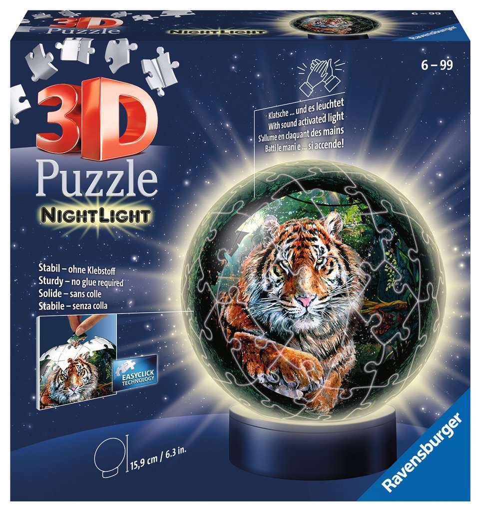 Ravensburger Spiel Puzzle-Ball Raubkatzen 