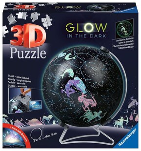 Ravensburger Spiel 3D Puzzle Sternenglobus mit Glow-in-the-Dark Effekt 