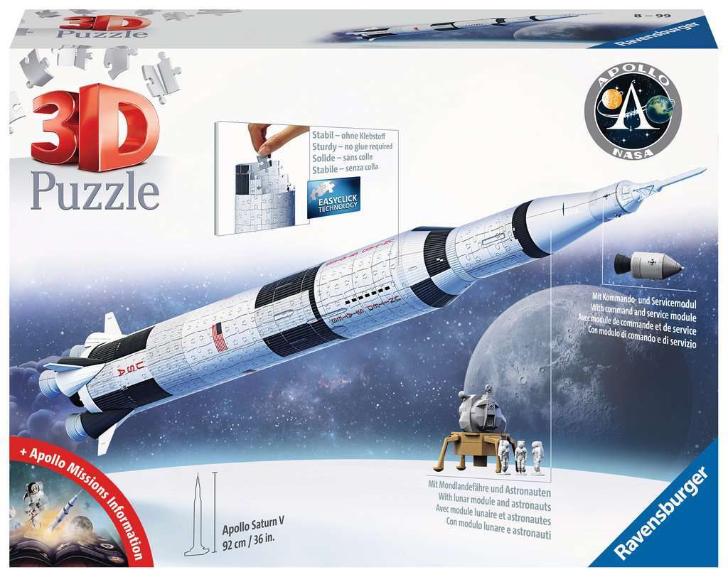 Ravensburger Spiel Apollo Saturn V Rakete 