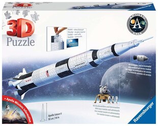 Ravensburger Spiel 3D Puzzle Apollo Saturn V Rakete 