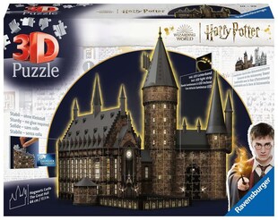 Ravensburger Spiel 3D Puzzle Hogwarts Schloss - Die Große Halle - Night Edition 