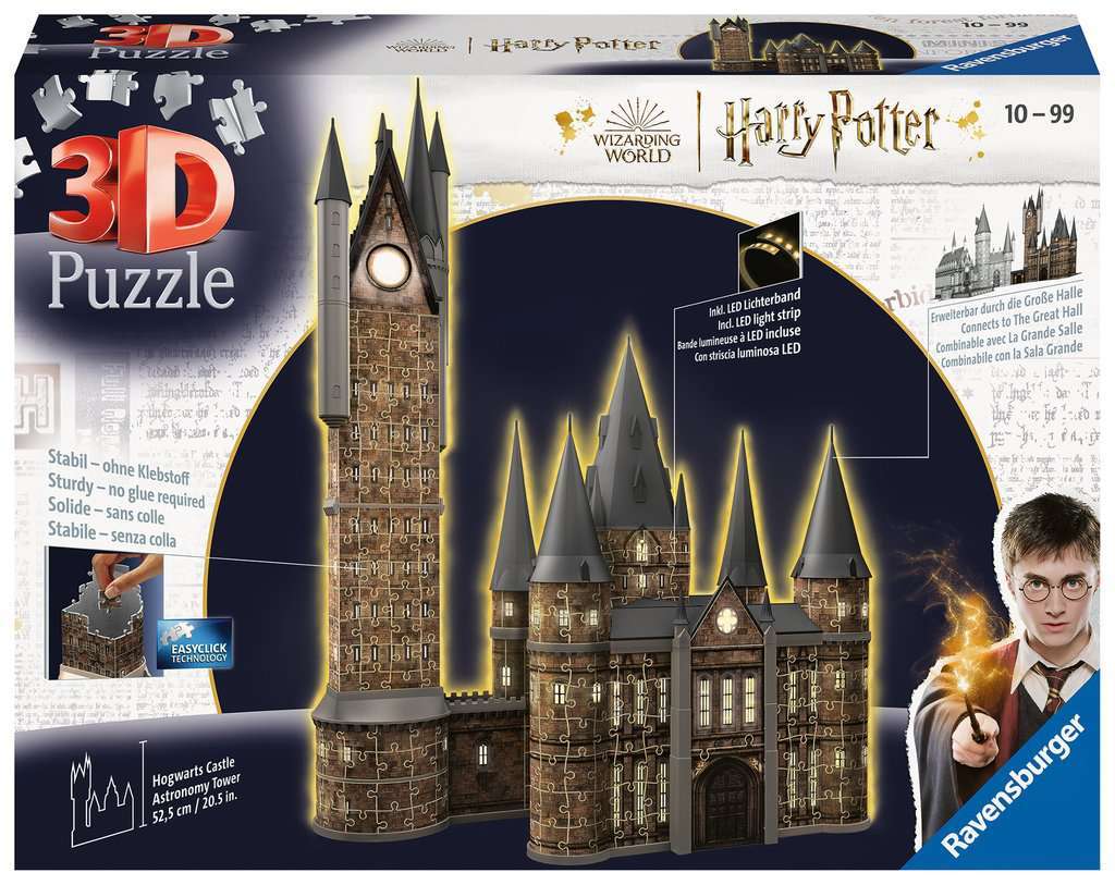Ravensburger Spiel Hogwarts Schloss - Astronomieturm - Night Edition 