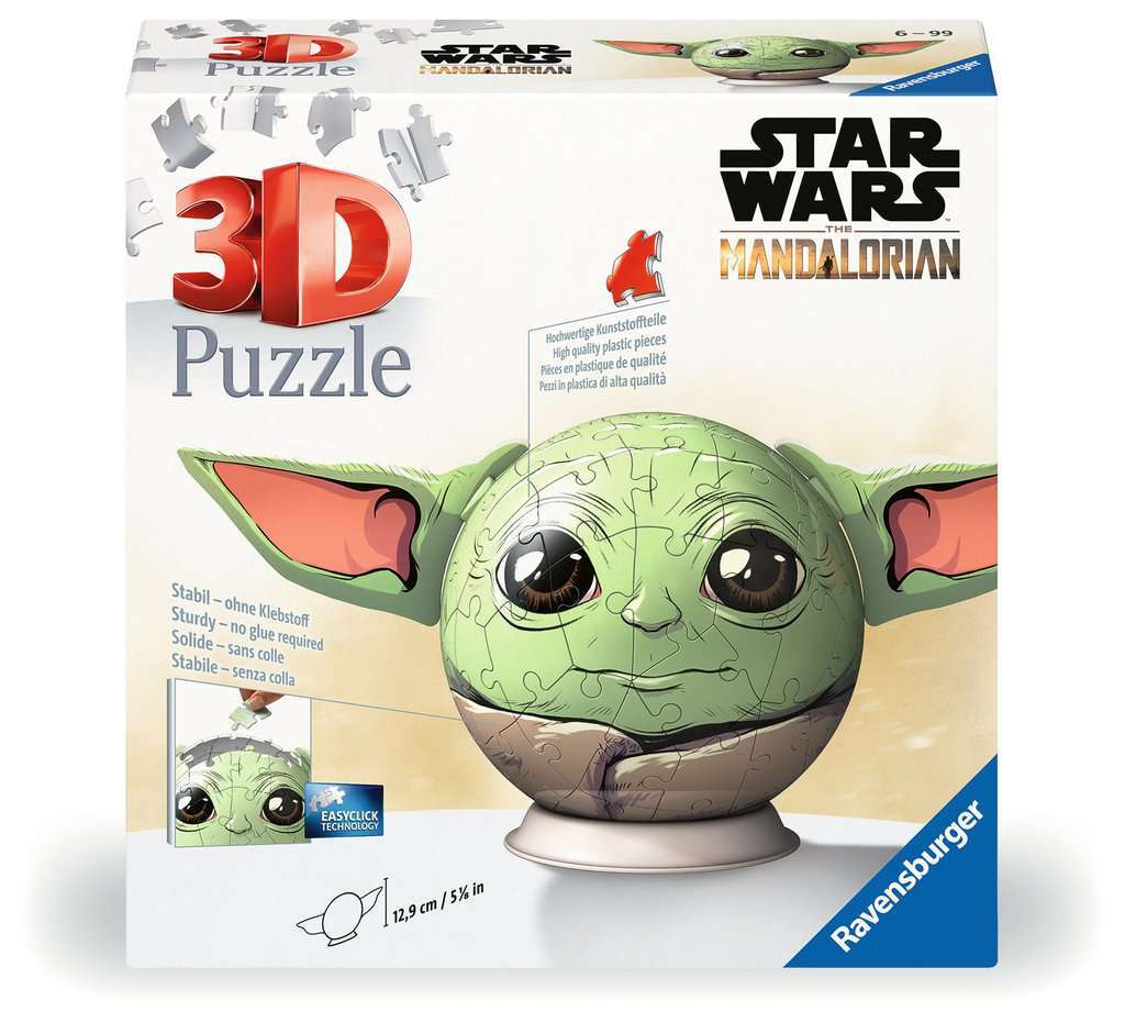 Ravensburger Spiel Puzzle-Ball Mandalorian Grogu mit Ohren 