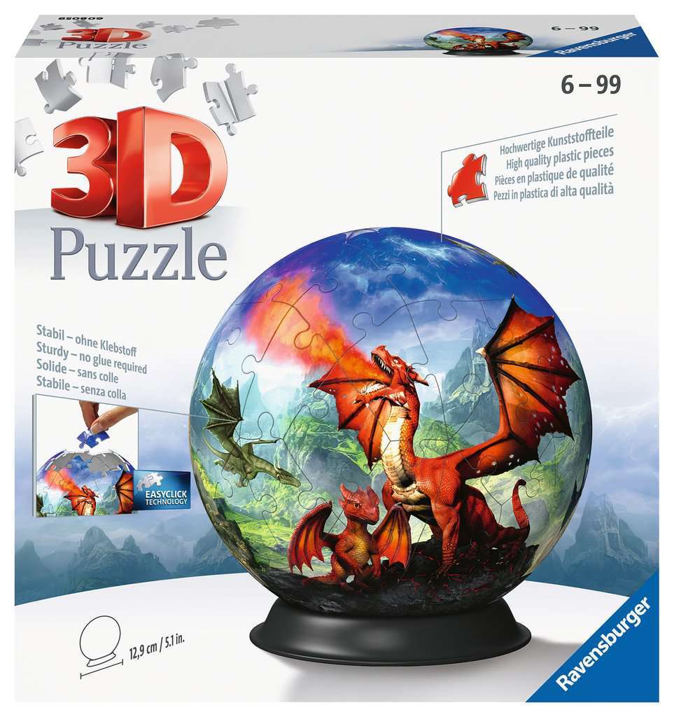 Ravensburger Spiel Puzzle-Ball Mystische Drachen 