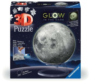 Ravensburger Spiel 3D Puzzle-Ball Der Mond - Glow-in-the-Dark 