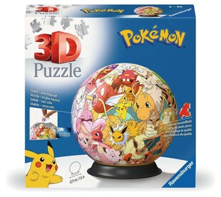 Ravensburger Spiel 3D Puzzle-Ball Pokémon Kanto Region 