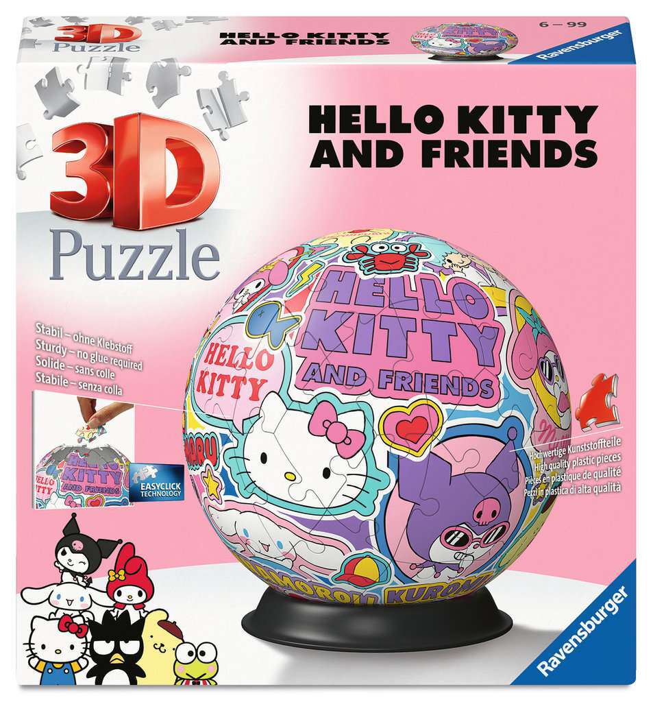 Ravensburger Spiel Puzzle-Ball Hello Kitty and Friends 