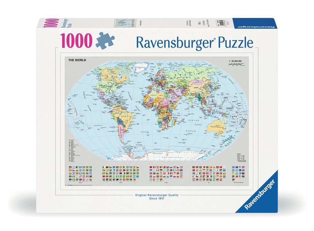 Ravensburger Spiel Politische Weltkarte 