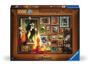 Ravensburger Spiel Erwachsenenpuzzle 1000 Teile - Disney Villainous - Scar 