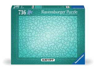 Ravensburger Spiel Erwachsenenpuzzle 736 Teile - Krypt Metallic Mint 