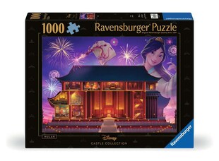 Ravensburger Spiel Erwachsenenpuzzle 1000 Teile - Disney Prinzessinnen - Disney Castles: Mulan 