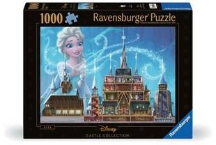 Ravensburger Spiel Erwachsenenpuzzle 1000 Teile - Disney Prinzessinnen - Disney Castles: Elsa 