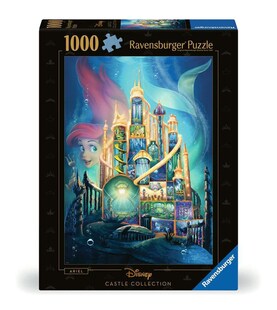 Ravensburger Spiel Erwachsenenpuzzle 1000 Teile - Disney Prinzessinnen - Disney Castles: Arielle 