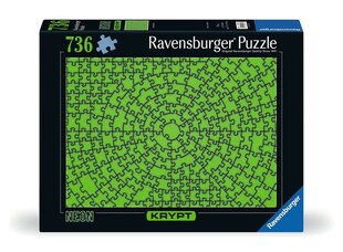 Ravensburger Spiel Erwachsenenpuzzle 736 Teile - Krypt Neon Green 