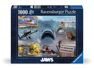 Ravensburger Spiel Erwachsenenpuzzle 1000 Teile - Der weiße Hai - Jaws 