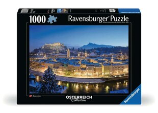 Ravensburger Spiel Erwachsenenpuzzle 1000 Teile - Salzburger Abendstimmung 