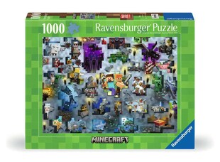 Ravensburger Spiel Erwachsenenpuzzle 1000 Teile - Minecraft Mobs 