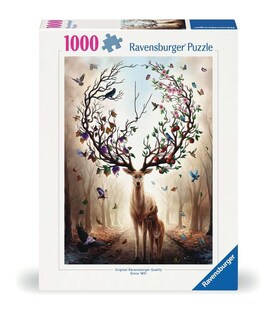 Ravensburger Spiel Erwachsenenpuzzle 1000 Teile - Magischer Hirsch 
