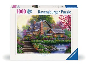 Ravensburger Spiel Erwachsenenpuzzle 1000 Teile - Romantisches Cottage 