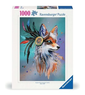 Ravensburger Spiel Erwachsenenpuzzle 1000 Teile - Boho Fuchs 
