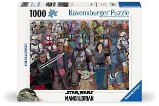Ravensburger Spiel Erwachsenenpuzzle 1000 Teile - Challenge Star Wars Mandalorian 