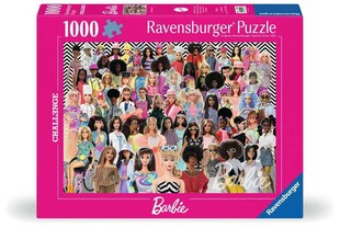 Ravensburger Spiel Erwachsenenpuzzle 1000 Teile - Challenge Barbie 
