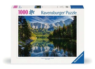 Ravensburger Spiel Erwachsenenpuzzle 1000 Teile - Eibsee mit Wettersteingebirge und Zugspitze 